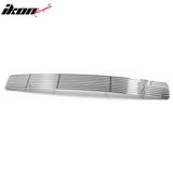 Front Bumper Lower Horizontal Billet Hood Grille Insert Assembly Replacement 2007-2008 Nissan Maxima Chrome Stainless Steel