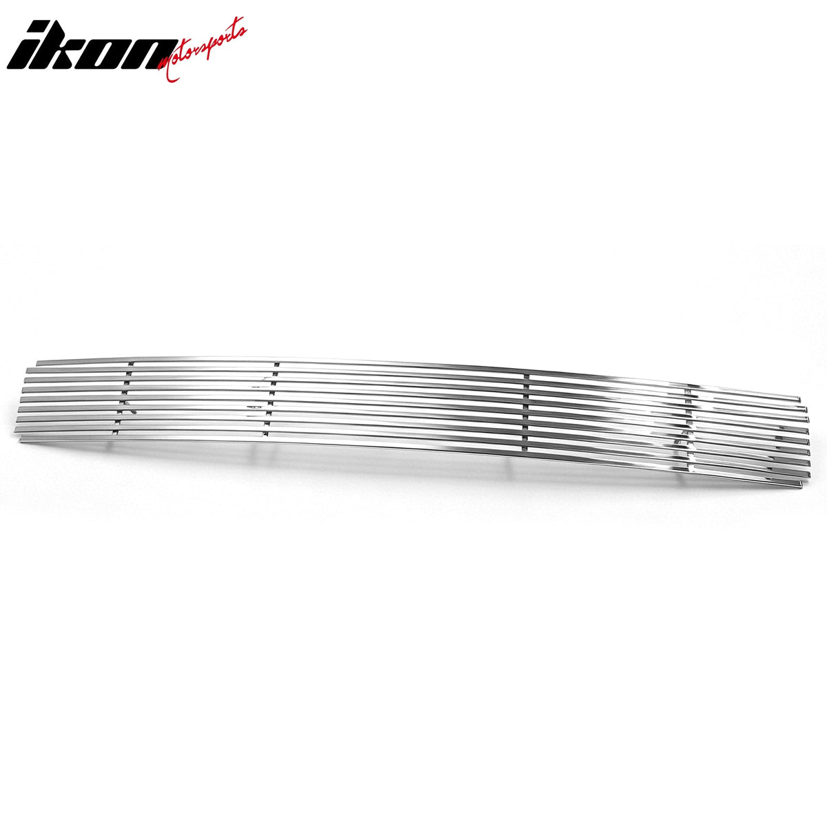 Front Bumper Lower Horizontal Billet Hood Grille Insert Assembly Replacement 2007-2008 Nissan Maxima Chrome Stainless Steel