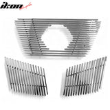 2005-2007 Nissan Pathfinder Billet Style Front Bumper Upper Grille Inserts Stainless Steel
