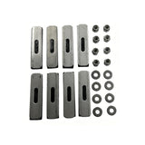 2014-2015 Chevy Silverado 1500 2PCS Billet Style Front Bumper Upper Grille Insert Stainless Steel