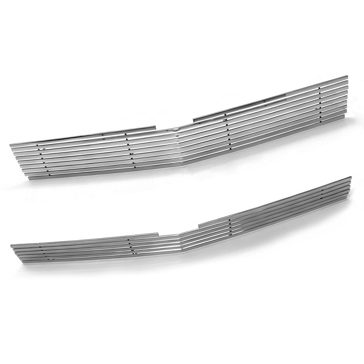 2014-2015 Chevy Silverado 1500 Z71 Billet Style Front Bumper Upper Grille Insert Grill 2PCS