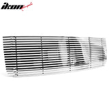 2007-2010 GMC Sierra Chrome Billet Style Front Bumper Upper Grille