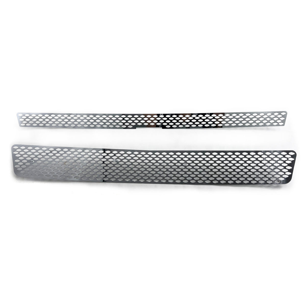 2007-2014 Chevy Tahoe Oval Mesh Style Chrome Front Upper Grille Insert
