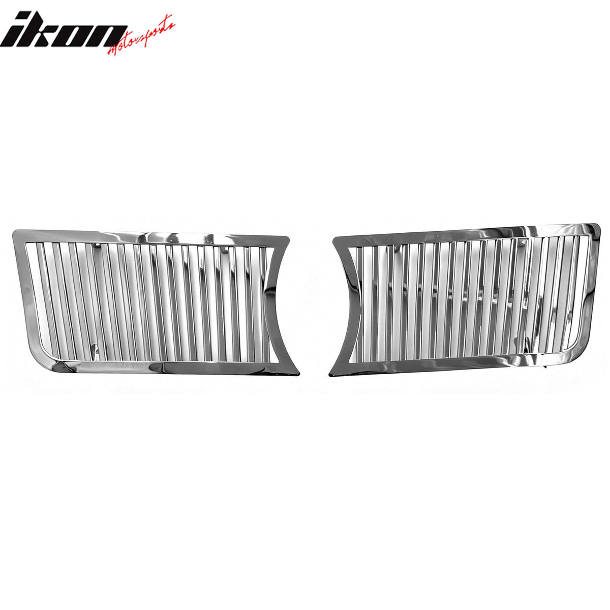 2005-2010 Chrysler 300C Chrome Vertical Bar Style Front Bumper Lower Grille Stainless Steel