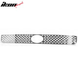 Front Bumper Upper Honeycomb Hood Grille Insert Assembly Replacement 2005-2010 Scion tC Chrome Stainless Steel