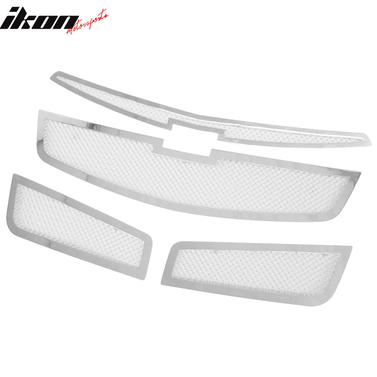 2011-2014 Chevy Cruze Mesh Style Chrome Front Upper Grille Stainless Steel