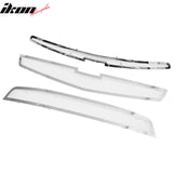 2013 Chevrolet Malibu Mesh Style Chrome Front Grille Insert Steel 3PC