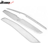 2013 Chevrolet Malibu Mesh Style Chrome Front Grille Insert Steel 3PC