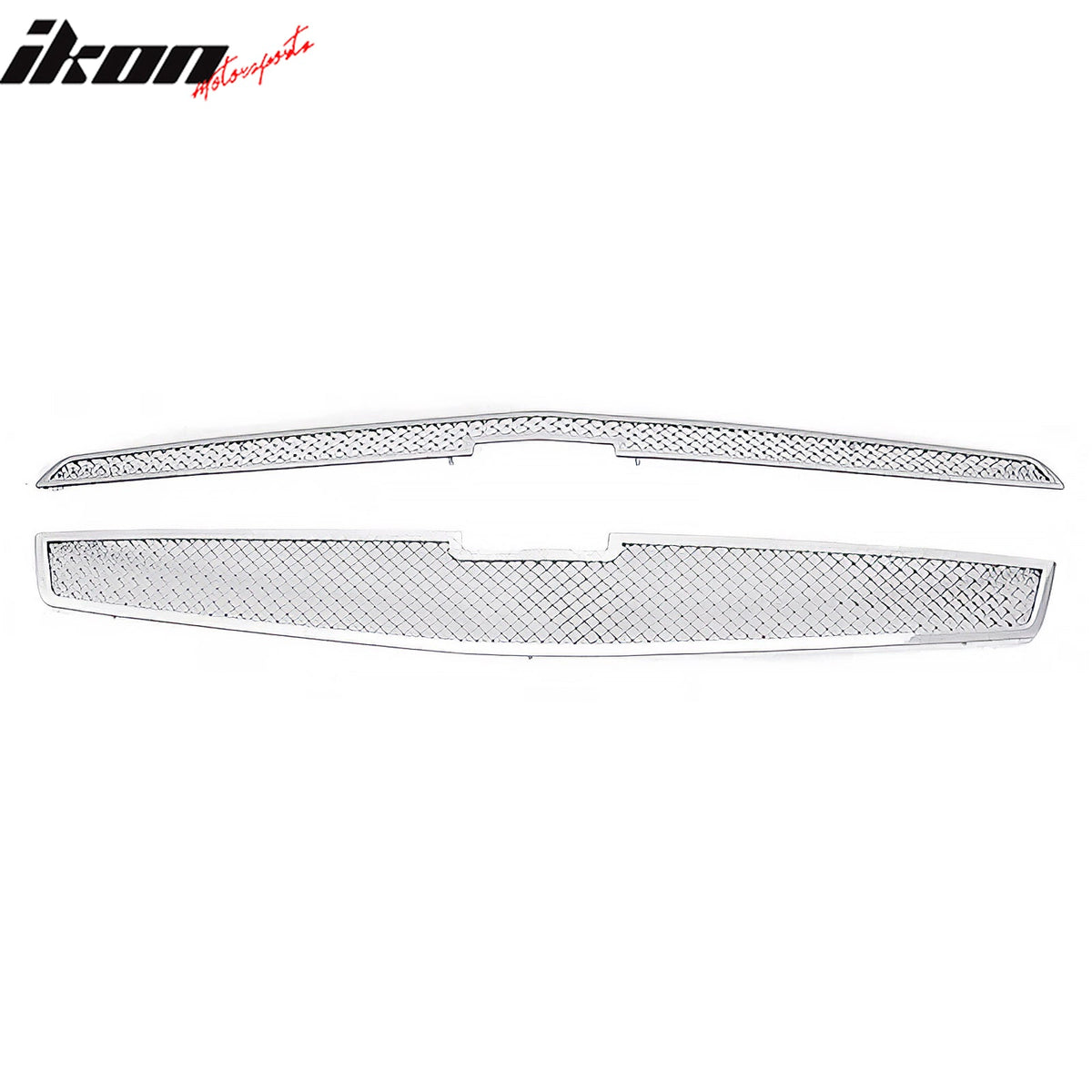 2013 Chevrolet Malibu Mesh Style Chrome Front Grille Insert Steel 3PC
