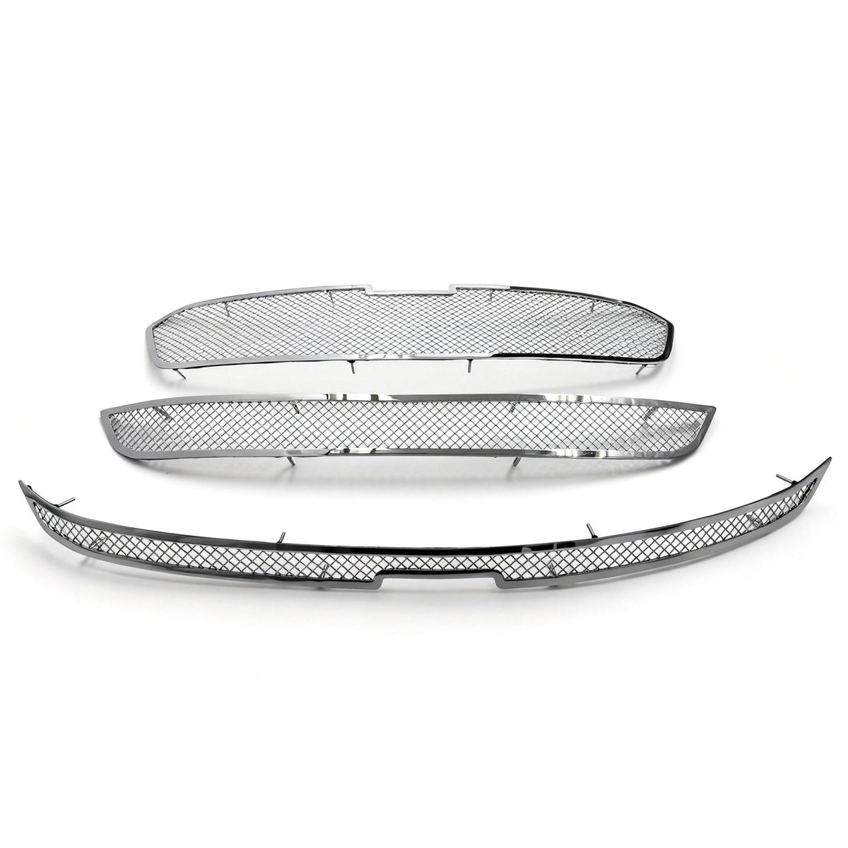 2014-2016 Chevrolet Malibu Mesh Style Chrome Front Grille Stainless Steel