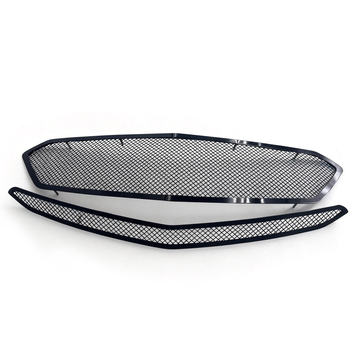 2016-2018 Chevy Malibu Mesh Style Black Front Upper + Center Grille