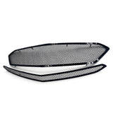 2016-2018 Chevy Malibu Mesh Style Black Front Upper + Center Grille