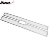 2015-2019 Chevy Silverado 2500 HD/3500 HD 2PCS Front Bumper Hood Upper Grille Insert Replacement Chrome Stainless Steel Mesh Style