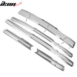 2007-2014 Ford Expedition Mesh Style Front Bumper Hood Grille Chrome 5PCS