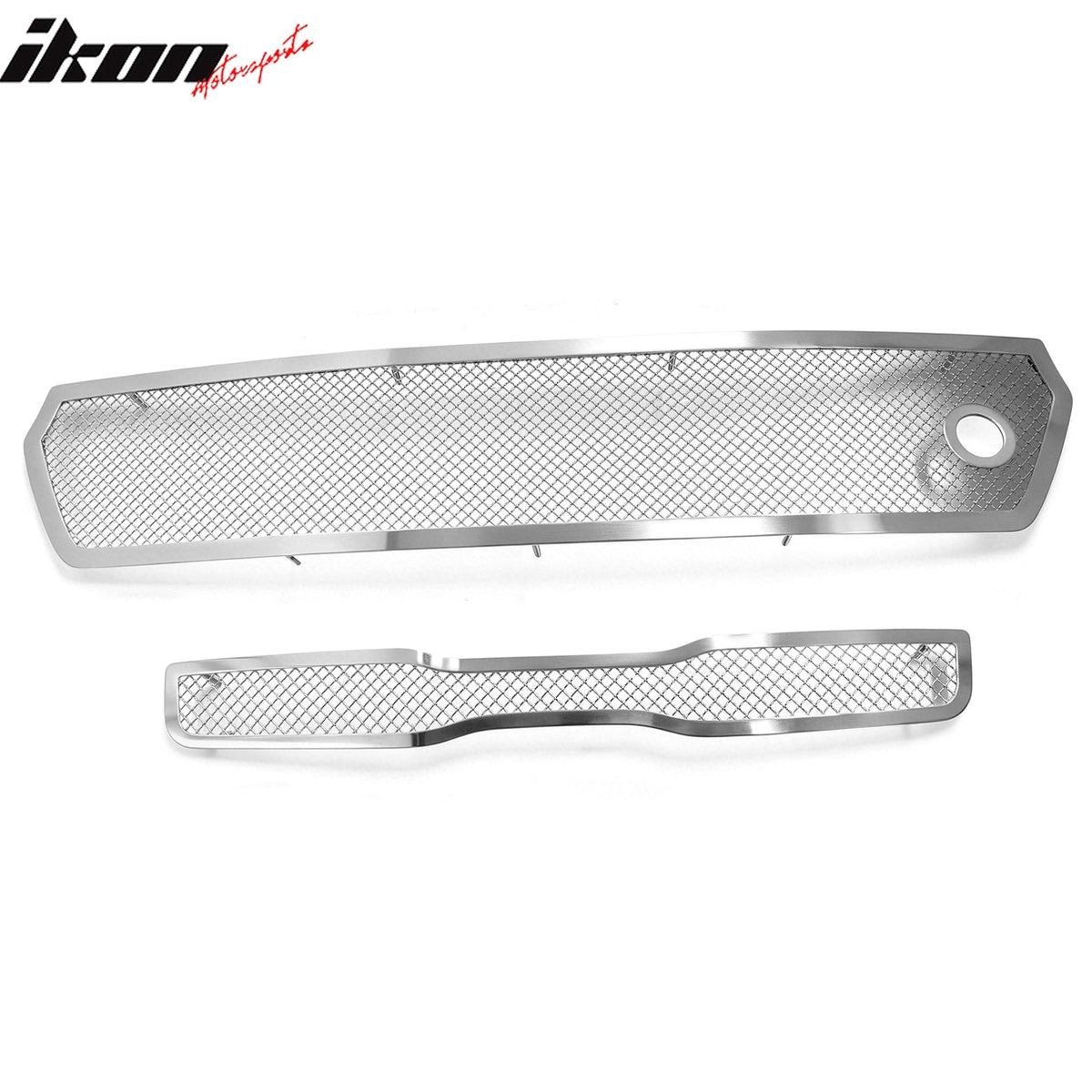 2014-2016 Kia Soul Mesh Style Front Bumper Grille Chrome Stainless Steel