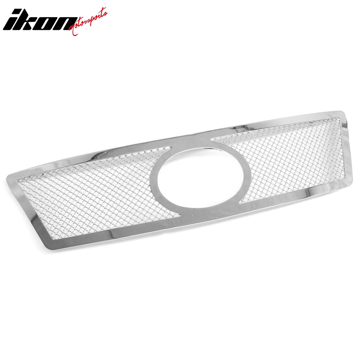 Front Bumper Upper Hood Mesh Grille Insert Assembly Replacement 2010-2012 Lexus ES350 Chrome Stainless Steel