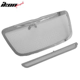2011-2014 Chrysler 300/300C Chrome Mesh Molded Wing Style Front Bumper Upper Grille