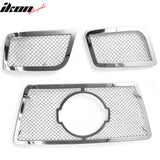 2008-2015 Nissan Titan Mesh Style Front Bumper Grille Chrome Stainless Steel