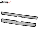 2007-2010 Chevy Silverado 2500 3500 HD Black Mesh Front Upper Grille Stainless Steel