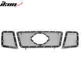 2008-2015 Nissan Armada Grille Stainless Steel Mesh Style + Chrome Rivets