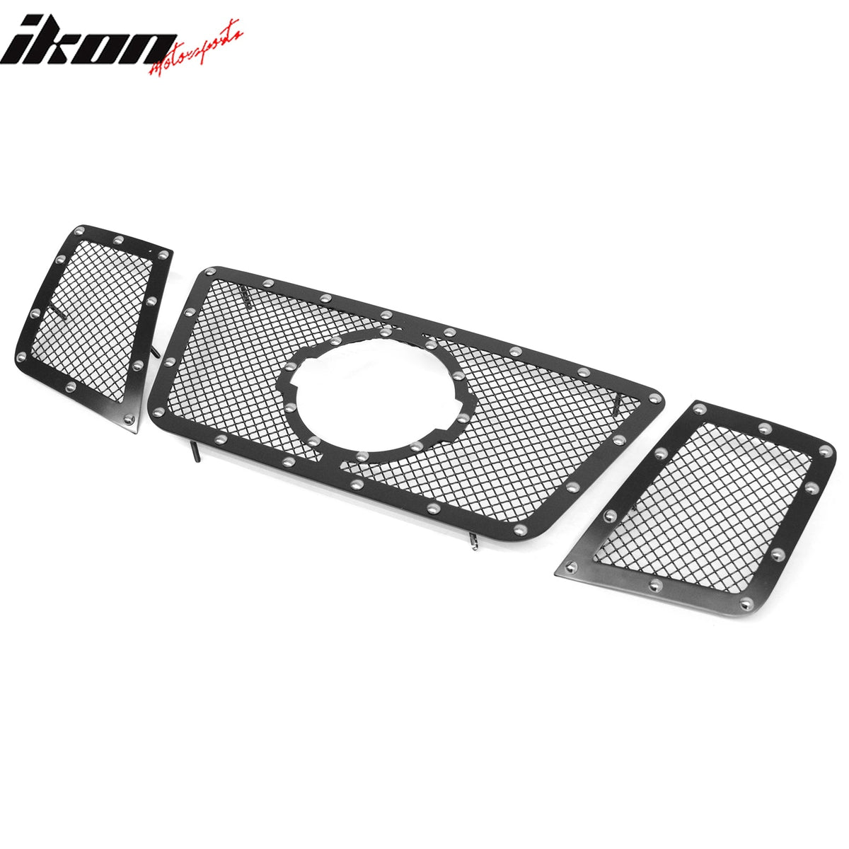 2008-2015 Nissan Armada Grille Stainless Steel Mesh Style + Chrome Rivets
