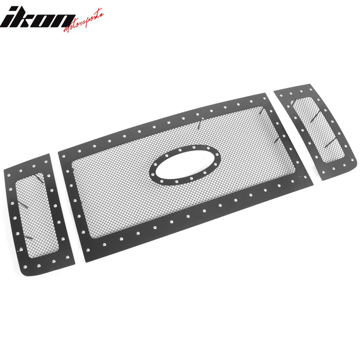 2008-2010 Ford F-250 F-350 Super Duty Mesh Style Front Grille Stainless Steel