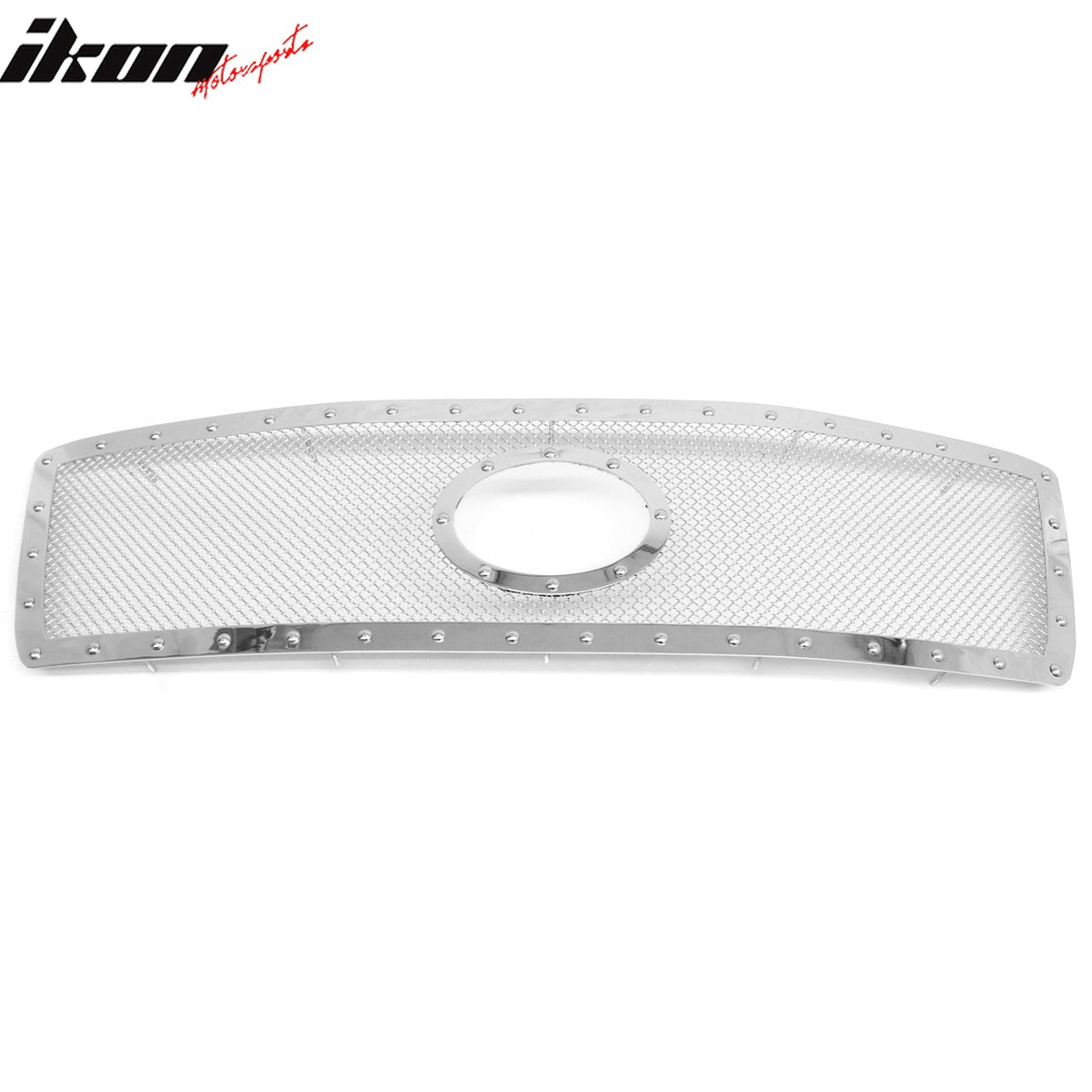 2010-2013 Toyota Tundra Mesh Front Upper Grille Chrome Rivet Stainless Steel