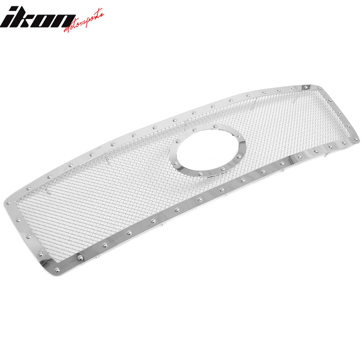 2010-2013 Toyota Tundra Mesh Front Upper Grille Chrome Rivet Stainless Steel