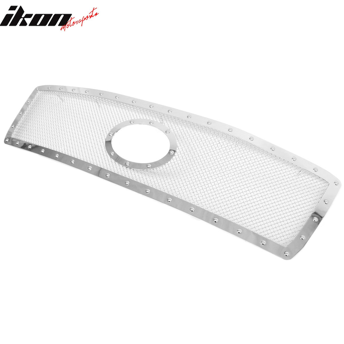 2010-2013 Toyota Tundra Mesh Front Upper Grille Chrome Rivet Stainless Steel