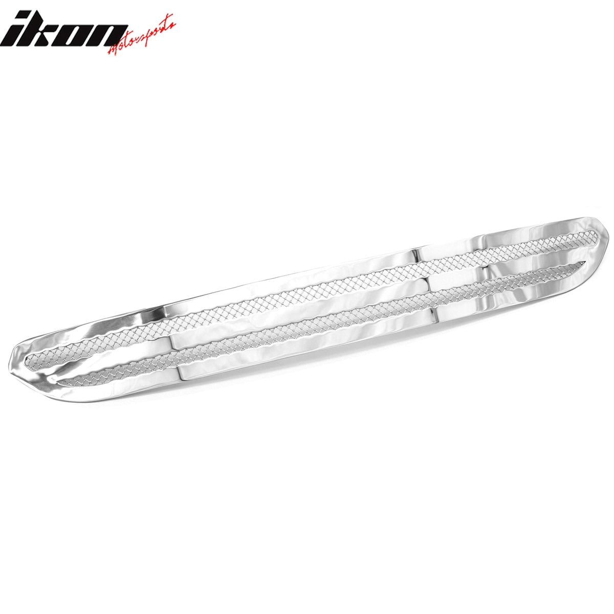 2010-2012 Ford Fusion Front Bumper Hood Grille Cover Trim Chrome Mesh Style