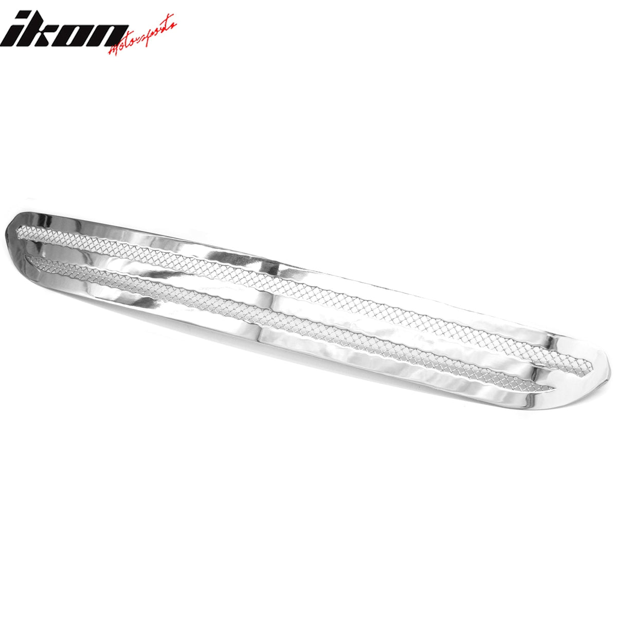 2010-2012 Ford Fusion Front Bumper Hood Grille Cover Trim Chrome Mesh Style