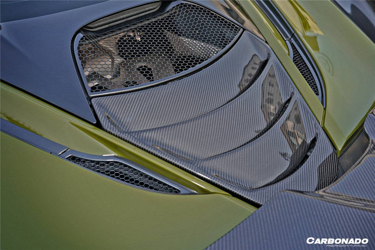 2017-2022 McLaren 720S Coupe Only DRY Carbon Fiber Engine Cover Replacement Dont Fit Spyder