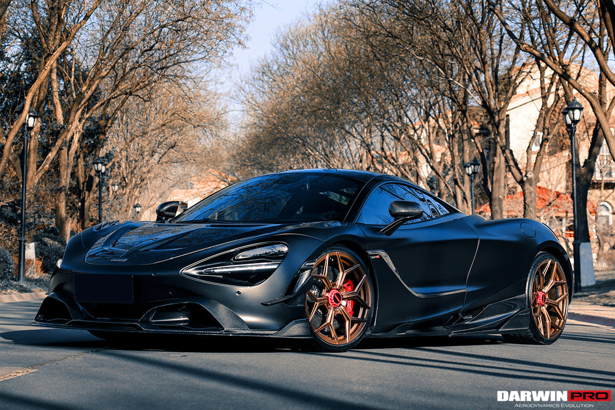 2017-UP McLaren Carbon Fiber Side Skirts DarwinPRO (Se²NWB Design) Fits 720s, 750s, Spider and Coupe
