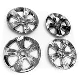 2011-2016 Jeep Compass& Patriot Chrome 17" Wheel Covers Hubcaps Rim Plastic 4PCS Set