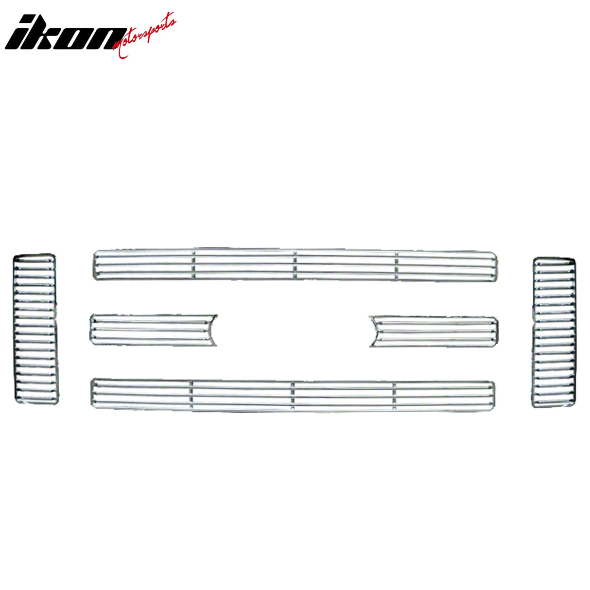 2008-2010 Ford F-250 Chrome Front Bumper Hood Upper Insert Grille ABS