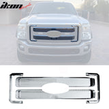 2011-2016 Ford F-250 OE Style Chrome Front Bumper Insert Grille ABS
