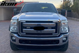2011-2016 Ford F-250 OE Style Chrome Front Bumper Insert Grille ABS