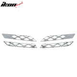 2011-2012 Toyota Corolla L/LE Chrome Front Bumper Insert Grille ABS