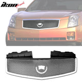 2003-2007 Cadillac CTS Mesh Style Front Bumper Hood Mesh Grille Chrome