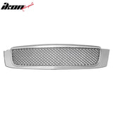 2000-2005 Cadillac Deville Bentley Mesh Style Chrome Front Upper Grille ABS
