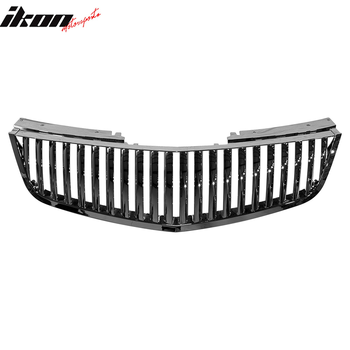 2006-2011 Cadillac DTS Vertical Style Upper Grille Grill Chrome ABS