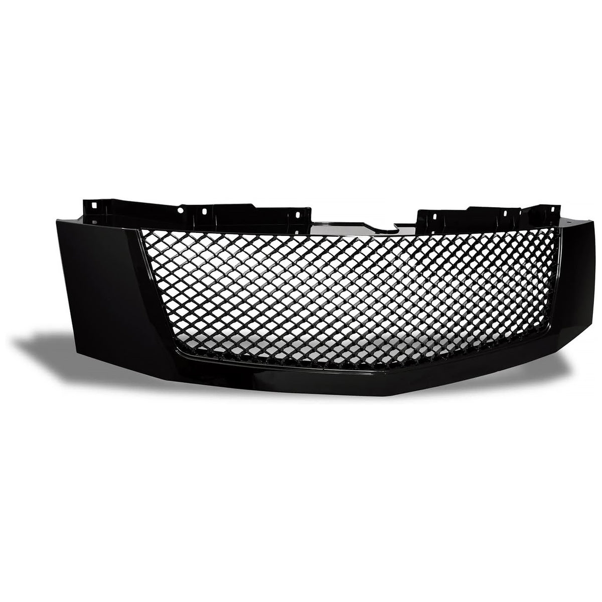 2007-2014 Cadillac Escalade Mesh Style Front Bumper Grille Black ABS