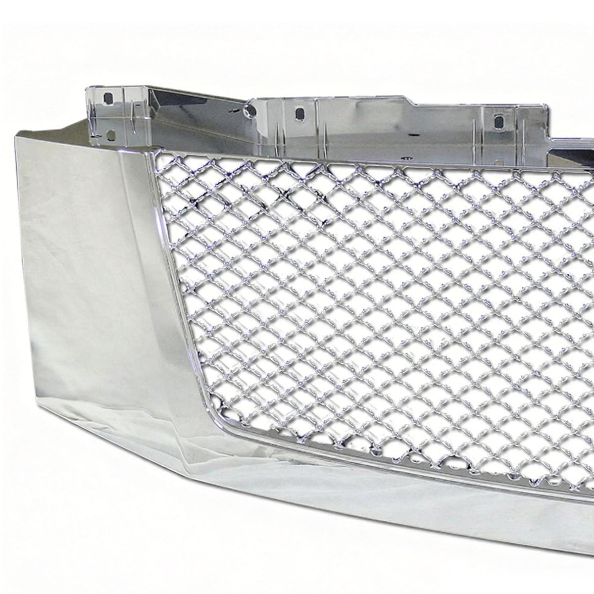 2007-2014 Cadillac Escalade Mesh Style Front Bumper Grille Chrome ABS
