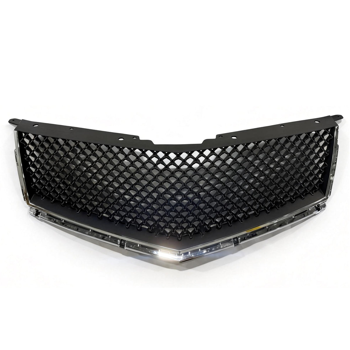 2010-2016 Cadillac SRX Bentley Mesh Style Chrome W/ Black Front Grille ABS