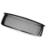 2015-2020 Chevrolet Tahoe & Suburban Front Bumper Hood Upper Grille Replacement Black ABS Plastic Mesh Style