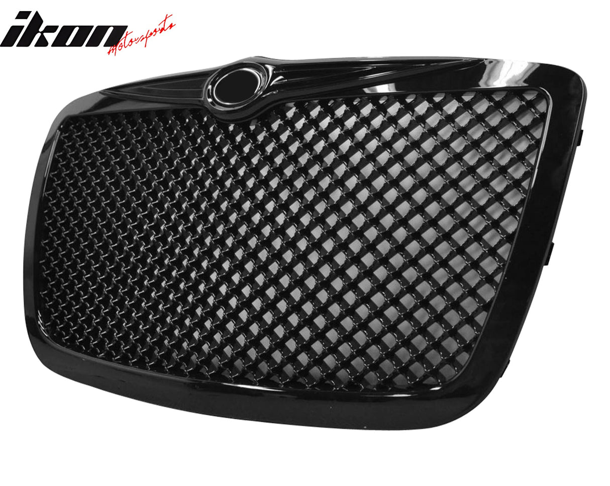 2005-2010 Chrysler 300 300C Bentley Style Front Upper Grille B Emblem