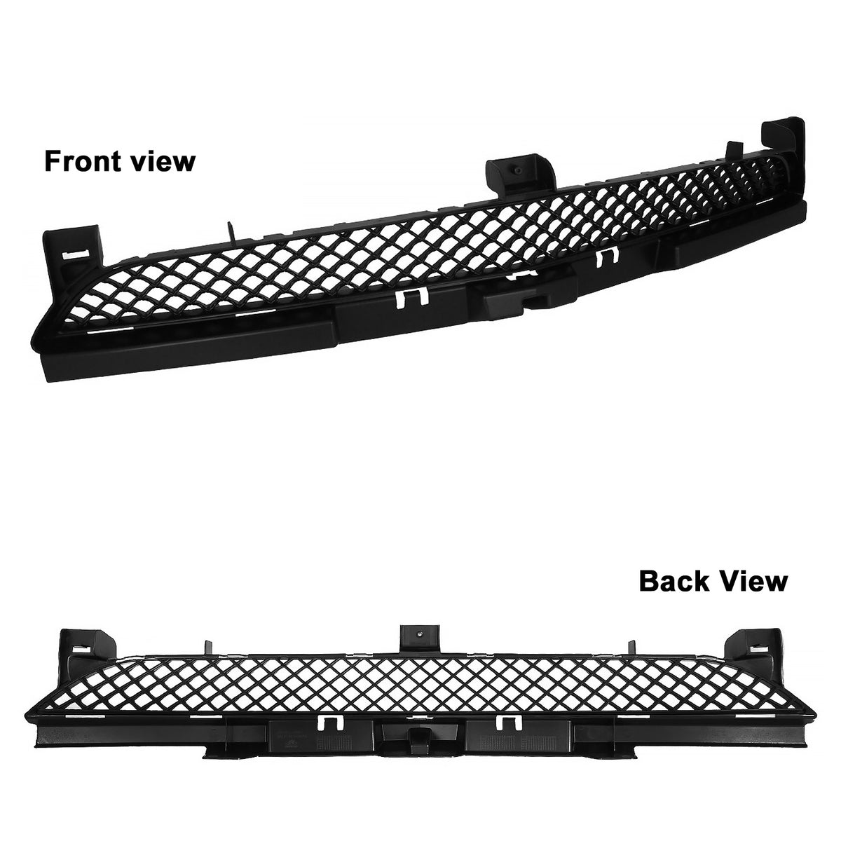 2011-2013 Dodge Charger Bentley Mesh Style Chrome Front Lower Grille