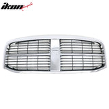 2006-2009 Dodge Ram 1500 2500 3500 OE Style Matte Black Billet Front Grille ABS