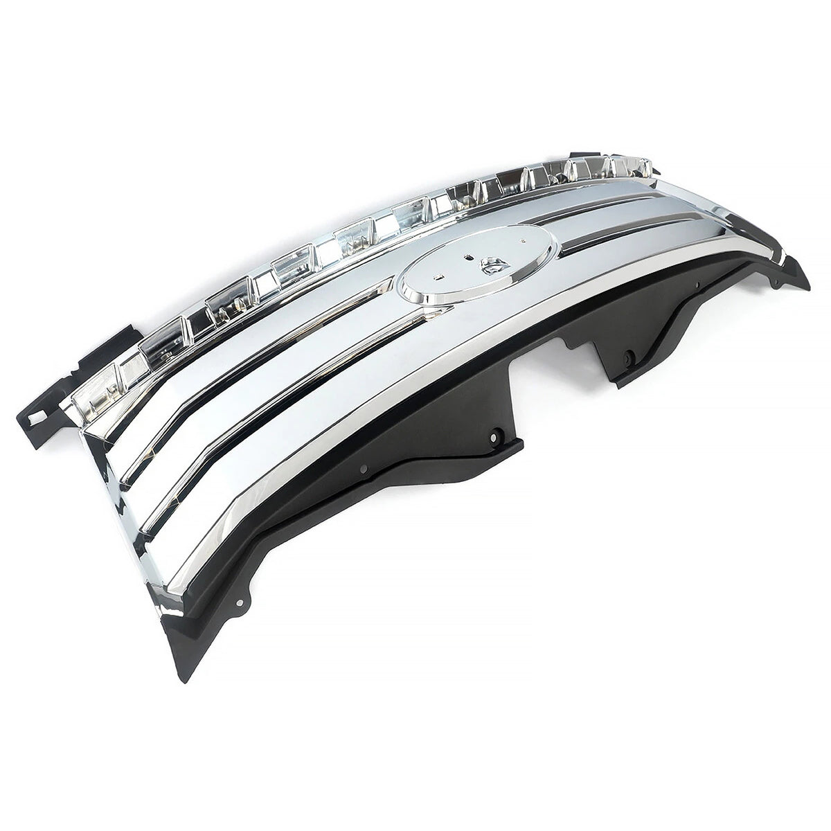 2007-2010 Ford Edge Horizontal Bar W/Mesh Style Chrome Front Grille