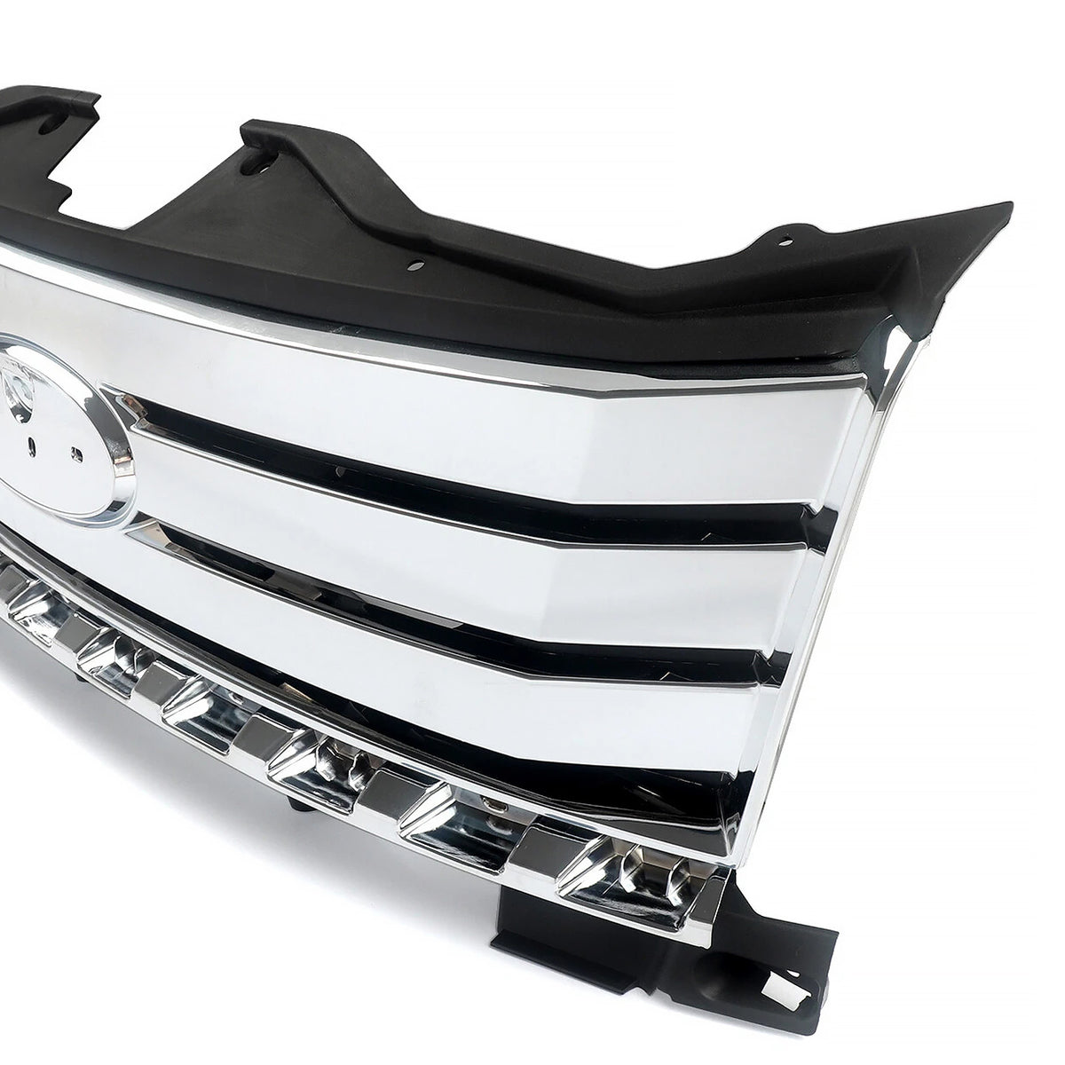 2007-2010 Ford Edge Horizontal Bar W/Mesh Style Chrome Front Grille
